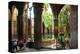 Cloister of Catedral La Seu in the Barri Gotic, Barcelona, Catalonia, Spain-null-Stretched Canvas