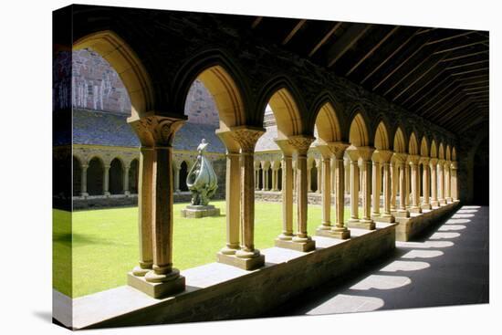 Cloisters of Iona Abbey, Argyll and Bute, Scotland-Peter Thompson-Premier Image Canvas