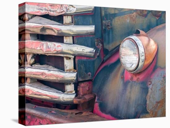 Close-up detail of an old General Motors truck in a historic ghost town.-Julie Eggers-Premier Image Canvas