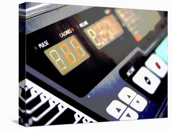 Close-up Image of an Exercise Machine Computer-null-Premier Image Canvas