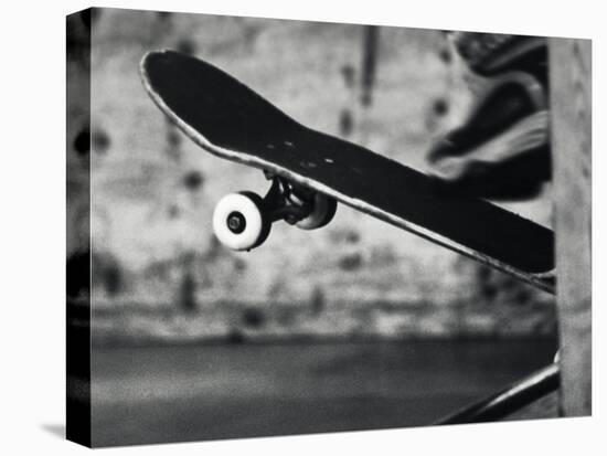 Close-up Monochromatic Image of a Skateboard-null-Premier Image Canvas