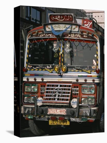 Close-Up of a Decorated Bus, Damascus, Syria, Middle East-Richardson Rolf-Premier Image Canvas