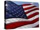 Close-up of American Flag-null-Premier Image Canvas