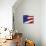 Close-up of an American Flag Waving in the Wind-null-Premier Image Canvas displayed on a wall