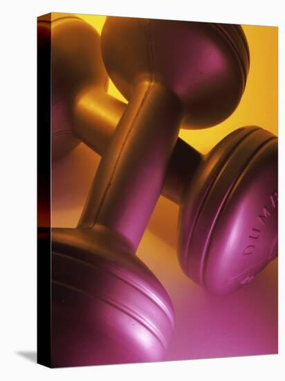 Close-up of Dumbbells-null-Premier Image Canvas