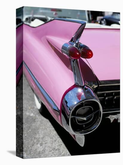 Close-Up of Fin and Lights on a Pink Cadillac Car-Mark Chivers-Premier Image Canvas