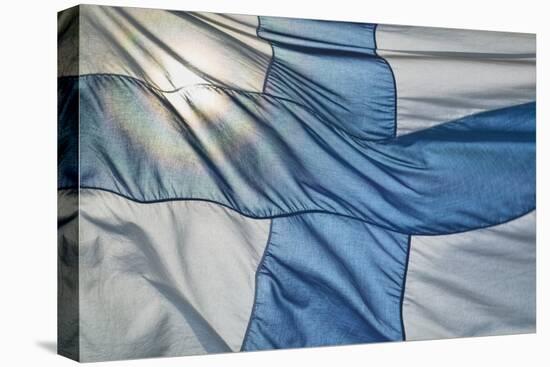 Close-Up of Finnish Flag-Jon Hicks-Premier Image Canvas
