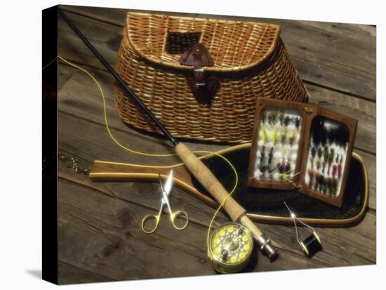 Close-up of Fly Fishing Tackle-null-Premier Image Canvas