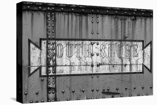 Close-up of freight railroad car, South Shore Line, Chicago, Cook County, Illinois, USA-Panoramic Images-Premier Image Canvas