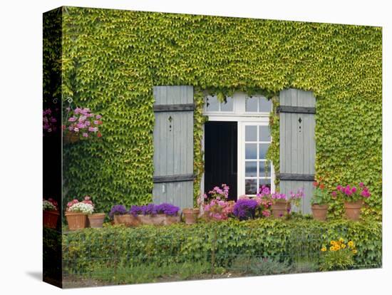 Close-up of House at St. Servan-Sur-Mer, Near St. Malo, Brittany, France, Europe-Philip Craven-Premier Image Canvas