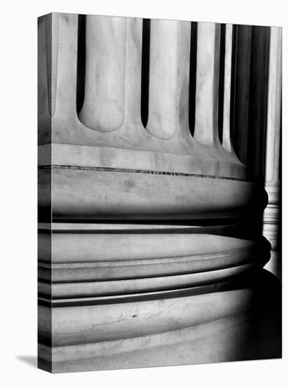 Close-Up of Marble Base of Enormous Column in the Supreme Court Building-Walker Evans-Premier Image Canvas