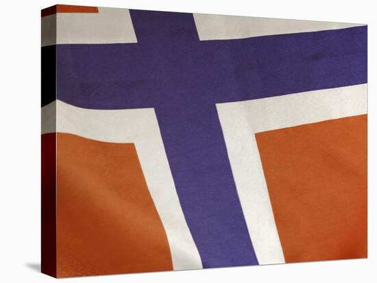 Close-up of Norwegian Flag-null-Premier Image Canvas