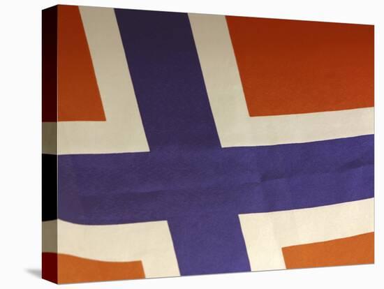 Close-up of Norwegian Flag-null-Premier Image Canvas