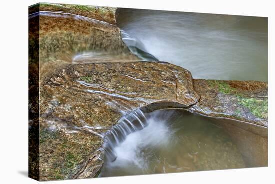 Close Up of Potholes, at Fall Creek Gorge, Warren County, Indiana-Rona Schwarz-Premier Image Canvas