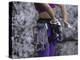 Close Up of Rock Climbing Equipment on a Female Climber, New York, USA-Paul Sutton-Premier Image Canvas