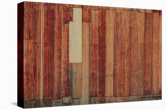Close-up of rusted corrugated metal panels.-Stuart Westmorland-Premier Image Canvas