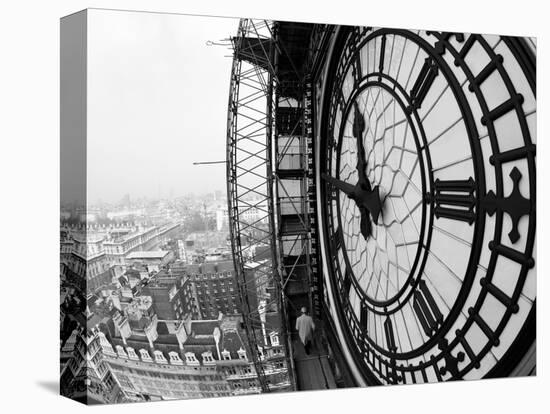 Close-Up of the Clock Face of Big Ben, Houses of Parliament, Westminster, London, England-Adam Woolfitt-Premier Image Canvas
