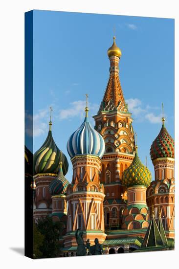 Close-up of the domes of St. Basil's Cathedral, UNESCO World Heritage Site, Moscow, Russia, Europe-Miles Ertman-Premier Image Canvas