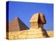 Close-up of the Sphinx and Pyramids of Giza, Egypt-Bill Bachmann-Premier Image Canvas