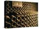 Close-up of Wine Bottles in a Cellar of Bollinger, Ay, Champagne, France-null-Premier Image Canvas