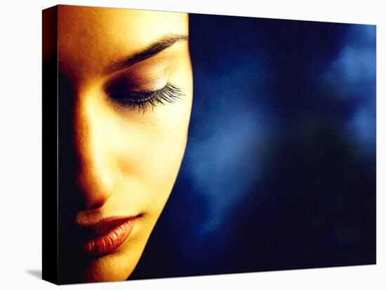 Close-up of Woman's Face-null-Premier Image Canvas