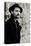 Close Up of Young Male Figure Wearing Black Jacket and Hat with Beard-Torsten Richter-Premier Image Canvas