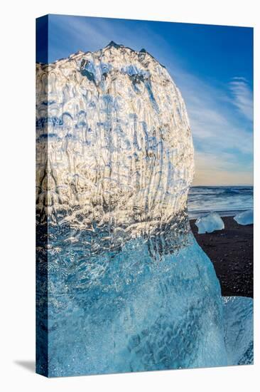 Close Up on Ice. Ice Formations Come from the Jokulsarlon Glacial Lagoon-null-Premier Image Canvas