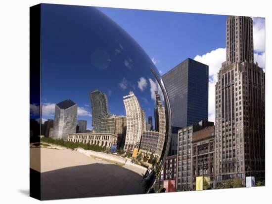 Cloud Gate sculpture in Millennium Park, Chicago, Illinois, USA-Alan Klehr-Premier Image Canvas