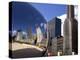 Cloud Gate sculpture in Millennium Park, Chicago, Illinois, USA-Alan Klehr-Premier Image Canvas