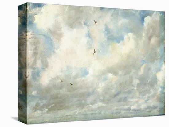 Cloud Study, 1821 (Oil on Paper Laid Down on Board)-John Constable-Premier Image Canvas