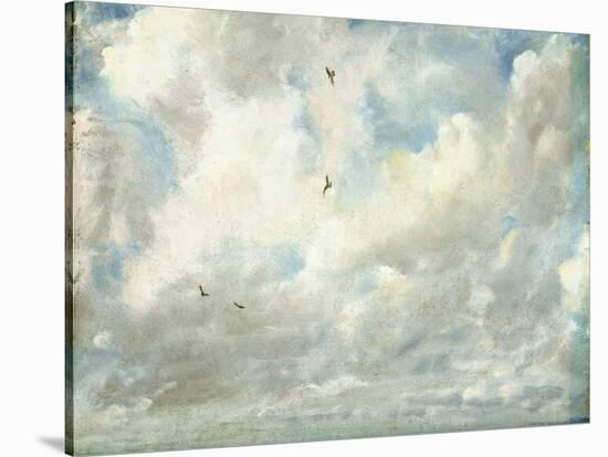 Cloud Study, 1821 (Oil on Paper Laid Down on Board)-John Constable-Premier Image Canvas