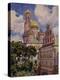 Clouds and Golden Domes, the Simonov Monastery, 1927-Appolinari Mikhaylovich Vasnetsov-Premier Image Canvas