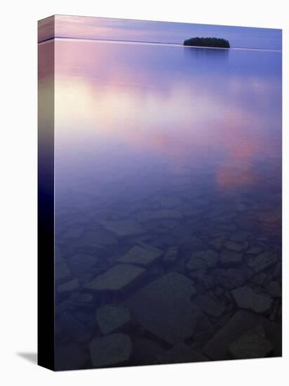 Clouds at Twilight, Lake Huron, Picnic Island, Upper Peninsula, Michigan, USA-Mark Carlson-Premier Image Canvas