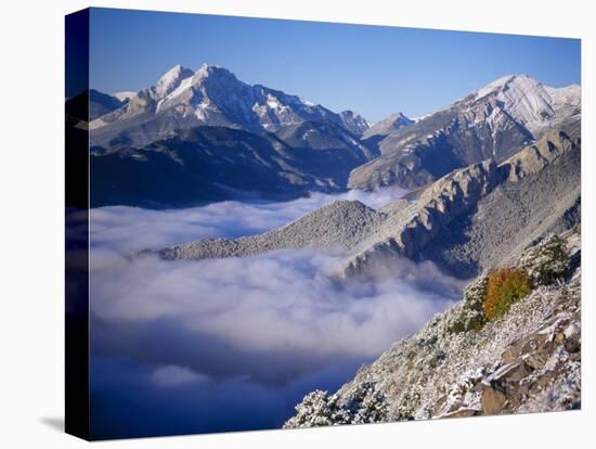 Clouds Fill the Valley of Llobegat in Cadi Moixero Natural Park. Catalonia, Pyrenees, Spain-Inaki Relanzon-Premier Image Canvas