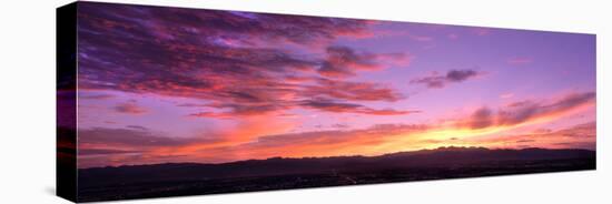 Clouds in the Sky at Dusk, Las Vegas, Nevada, USA-null-Stretched Canvas