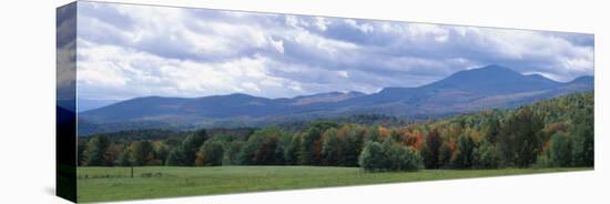 Clouds over a Grassland, Mt Mansfield, Vermont, USA-null-Premier Image Canvas