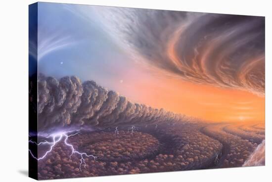 Cloudscape on Jupiter, Artwork-Richard Bizley-Premier Image Canvas