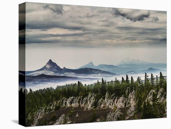 Cloudy Skies Along The Scenic Pacific Crest Trail In Oregon This Image Has Digital Grain-Ron Koeberer-Premier Image Canvas