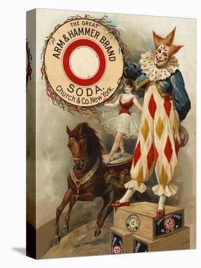 Clown, Horse, Acrobat and Arm and Hammer Brand Soda-null-Premier Image Canvas