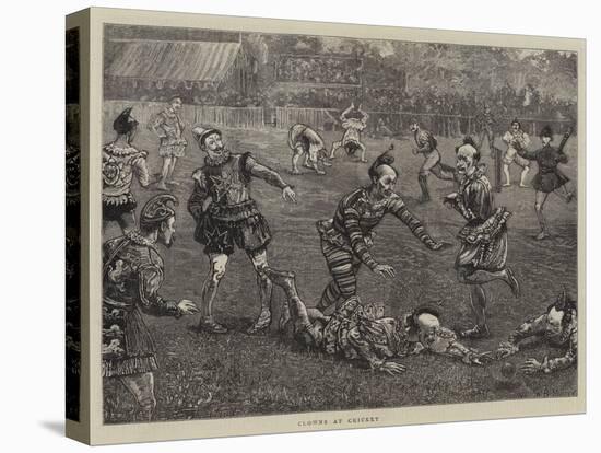 Clowns at Cricket-William Bazett Murray-Premier Image Canvas