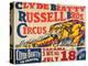 "Clyde Beatty, Russell Bros. Circus", 1935-null-Premier Image Canvas