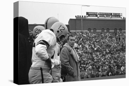 Coach Murray Warmath, Minnesota- Iowa Game, Minneapolis, Minnesota, November 1960-Francis Miller-Premier Image Canvas