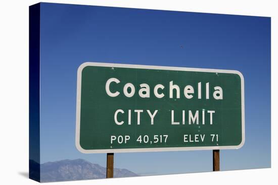 Coachella Sign Post in California-BCFC-Premier Image Canvas