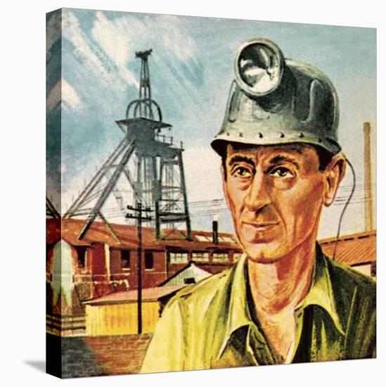 Coal Miner-Escott-Premier Image Canvas