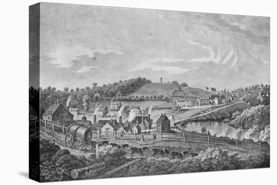 'Coalbrookdale in 1758', 1758, (1904)-Unknown-Premier Image Canvas