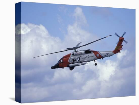 Coast Guard helicopter Demo at the Seattle Maritime Festival, Washington, USA-William Sutton-Premier Image Canvas