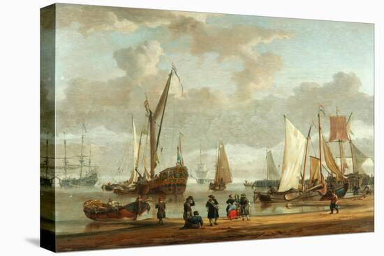 Coast Scene (Oil on Panel)-Abraham Storck-Premier Image Canvas