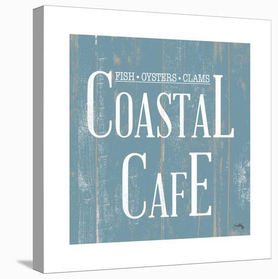 Coastal Cafe Square-Elizabeth Medley-Stretched Canvas