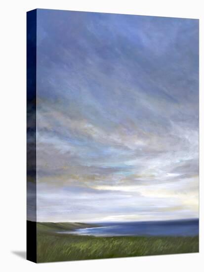 Coastal Clouds Diptych I-Sheila Finch-Stretched Canvas