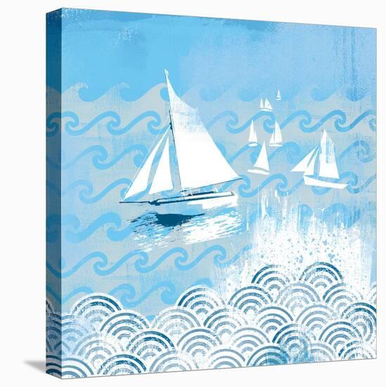 Coastal Days IV-Ken Hurd-Stretched Canvas